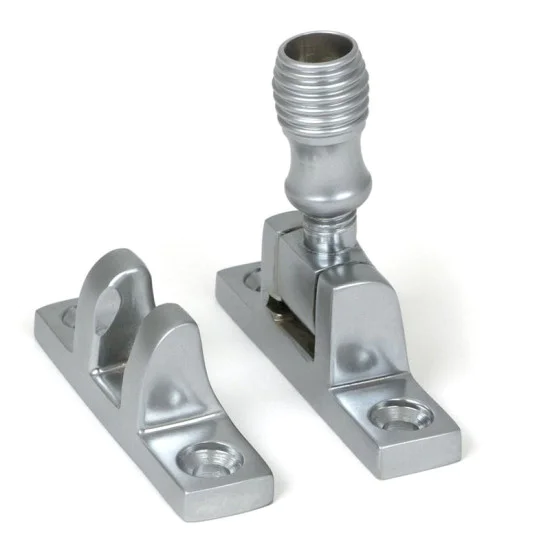 Satin Chrome Beehive Brighton Fastener - Narrow (Square)