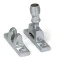 Satin Chrome Beehive Brighton Fastener - Narrow (Square)