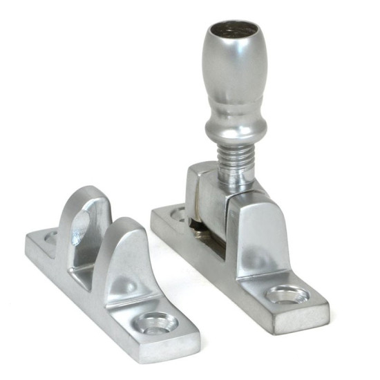 Satin Chrome Mushroom Brighton Fastener - Narrow (Square)
