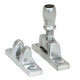 Satin Chrome Mushroom Brighton Fastener - Narrow (Square)