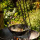 Kadai Cooking Bowl with 3 Chains