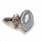 Kirkpatrick 1135 Saxon Cabinet Knob - Pewter Finish