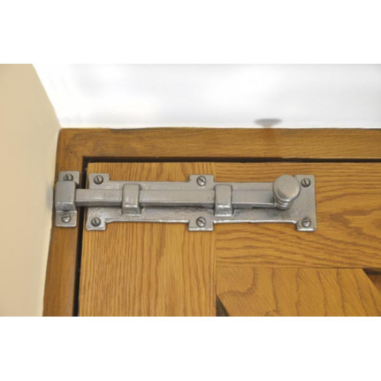 Kirkpatrick 1155 Tudor Door Bolt - Pewter Finish