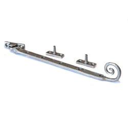 Kirkpatrick 1180 Monkey Tail Casement Stay - Pewter Finish