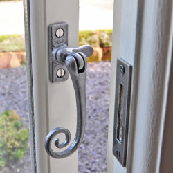 Kirkpatrick 1181 Monkey Tail Casement Fastener - Pewter Finish