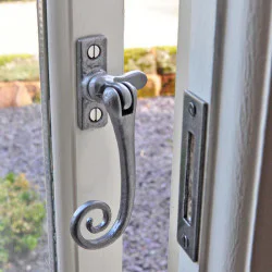 Kirkpatrick 1181 Monkey Tail Casement Fastener - Pewter Finish