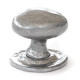 Kirkpatrick 1195 Rustic Oval Cabinet Knob - Pewter Finish