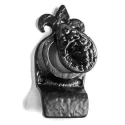Kirkpatrick 1487 Fleur De Lys And Lion Head Cylinder Latch Cover