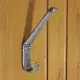 Kirkpatrick 212 School Coat Peg Hook - Pewter Finish