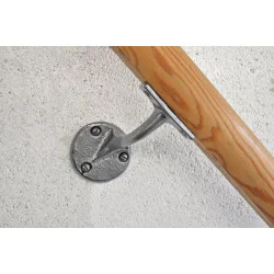 Kirkpatrick 3498 Handrail Bracket - Pewter Finish