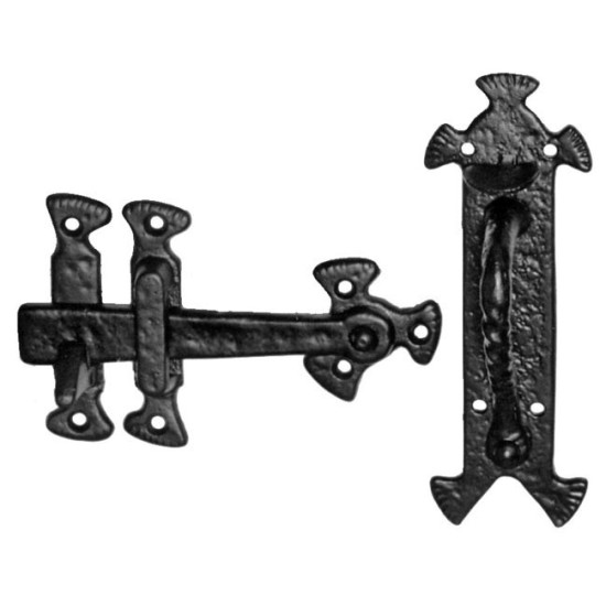 Kirkpatrick 3631 Rope Handle Thumb Latch Set