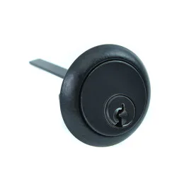 Kirkpatrick 5142 Front Door Rim Cylinder Lock - Black