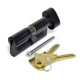 Kirkpatrick 6007 British Made Thumb Turn Euro Cylinder Lock - Black