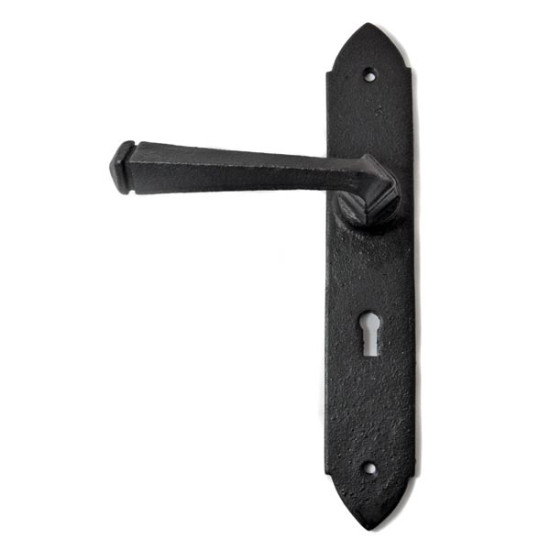 Kirkpatrick 6052 Lever Door Handle - Forged Matt Finish