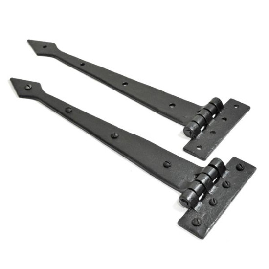 Kirkpatrick 6082 Arrowhead Hinges - Forged Matt Finish