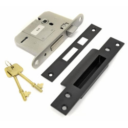 Kirkpatrick 7002 / 7003 British Made Black Heavy Duty 5 Lever Sash Lock