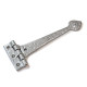 Kirkpatrick 814 Norman Door Hinges - Pewter Finish