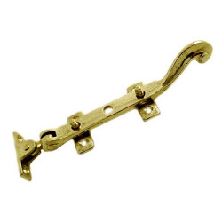 Kirkpatrick 857 Brass Scroll Casement Stay