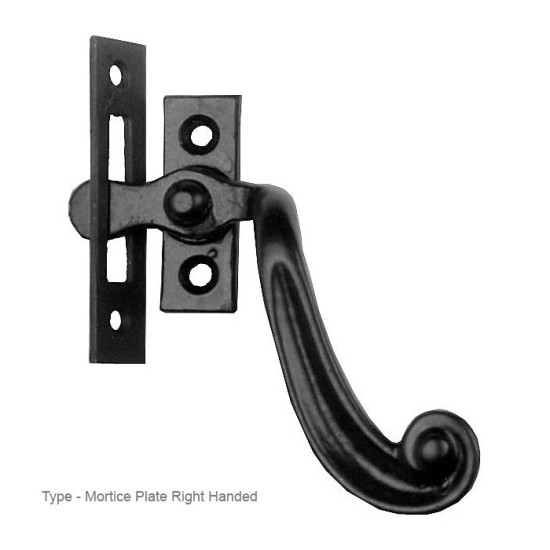 Kirkpatrick 859 Smooth Dog Leg Scroll Casement Fastener