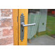 Kirkpatrick A6050 Lever Door Handle - Argent Finish