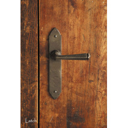 Kirkpatrick A6052 Lever Door Handle - Argent Finish