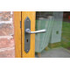 Kirkpatrick A6053 Lever Door Handle - Argent Finish - Unsprung