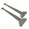 Kirkpatrick A6057 Penny End Hinges - Argent Finish