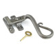 Kirkpatrick A6062 Lockable Casement Fastener - Argent Finish