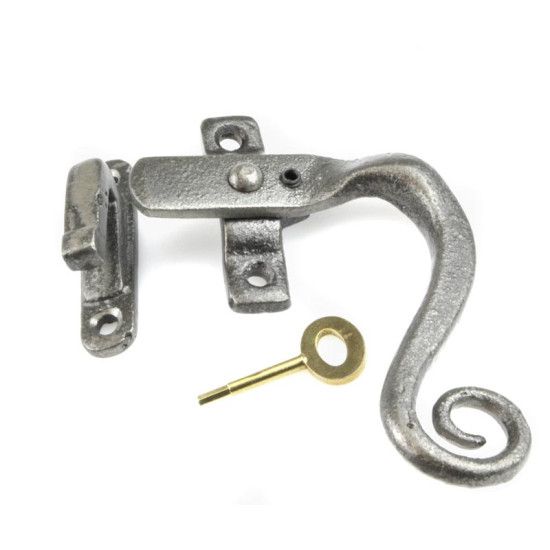 Kirkpatrick A6063 Lockable Casement Fastener - Argent Finish