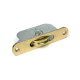 Lacquered Brass Radiused Sash Pulley 75kg