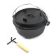 Large Cast Iron Dutch Oven Cooking Pot