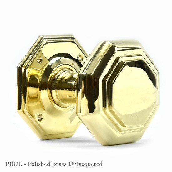 Large Flat Octagonal Knob