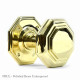 Large Flat Octagonal Knob