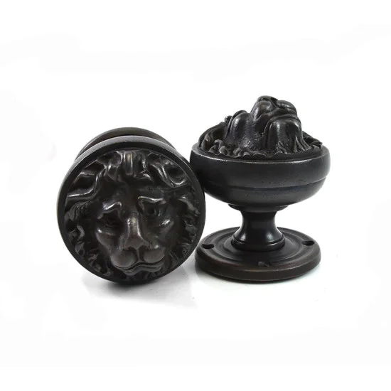 Lions Head Door Knob