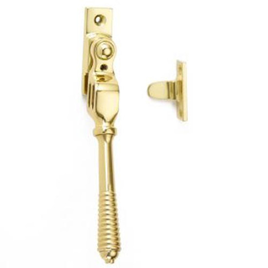 Lockable Double Night Vent Casement Fastener - Reeded