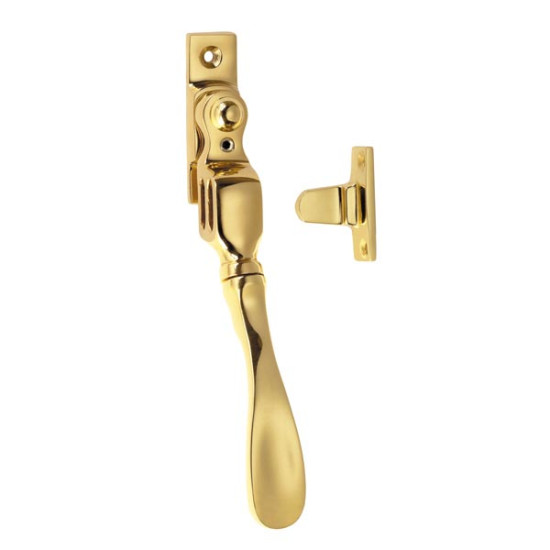 Lockable Double Night Vent Casement Fastener - Spoon End