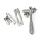 Locking Reeded Casement Fastener - Polished Marine Stainless Steel