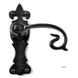 Louis Fraser 259 Lever Door Handle - Black Finish