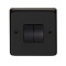 Matt Black Double Light Switch