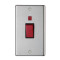 Satin Stainless Steel Double Plate Cooker Switch