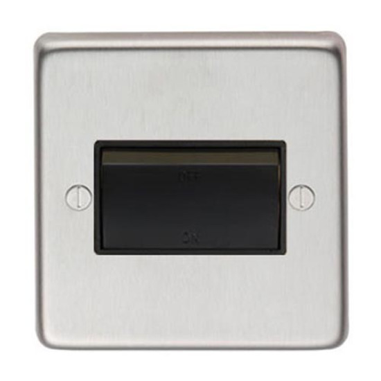 Satin Stainless Steel Fan Isolator Switch