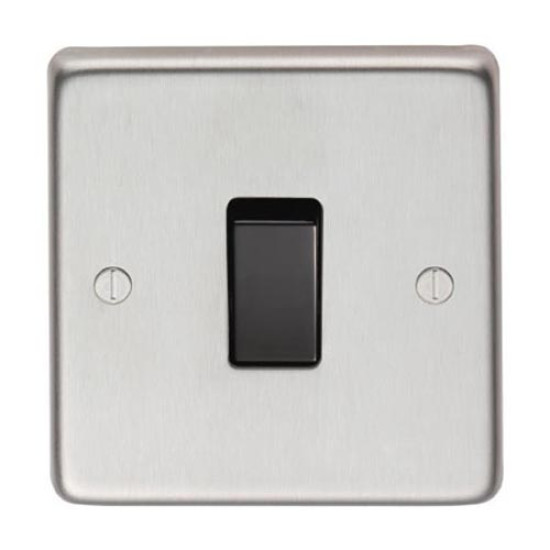 Satin Stainless Steel Intermediate Switch - 20 Amp