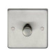 Satin Stainless Steel Single Dimmer Switch - 400w