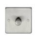 Satin Stainless Steel Single Dimmer Switch - 800w