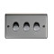 Black Nickel Triple Dimmer Switch - 400w