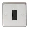 Satin Stainless Steel Unswitched Fuse - 13 Amp