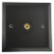 Black TV Coax Socket