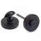 Matt Black Art Deco Bathroom Thumbturn