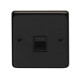 Matt Black BT Slave/BT Master Telephone Socket