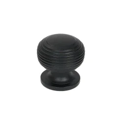 Matt Black Beehive Cabinet Knob